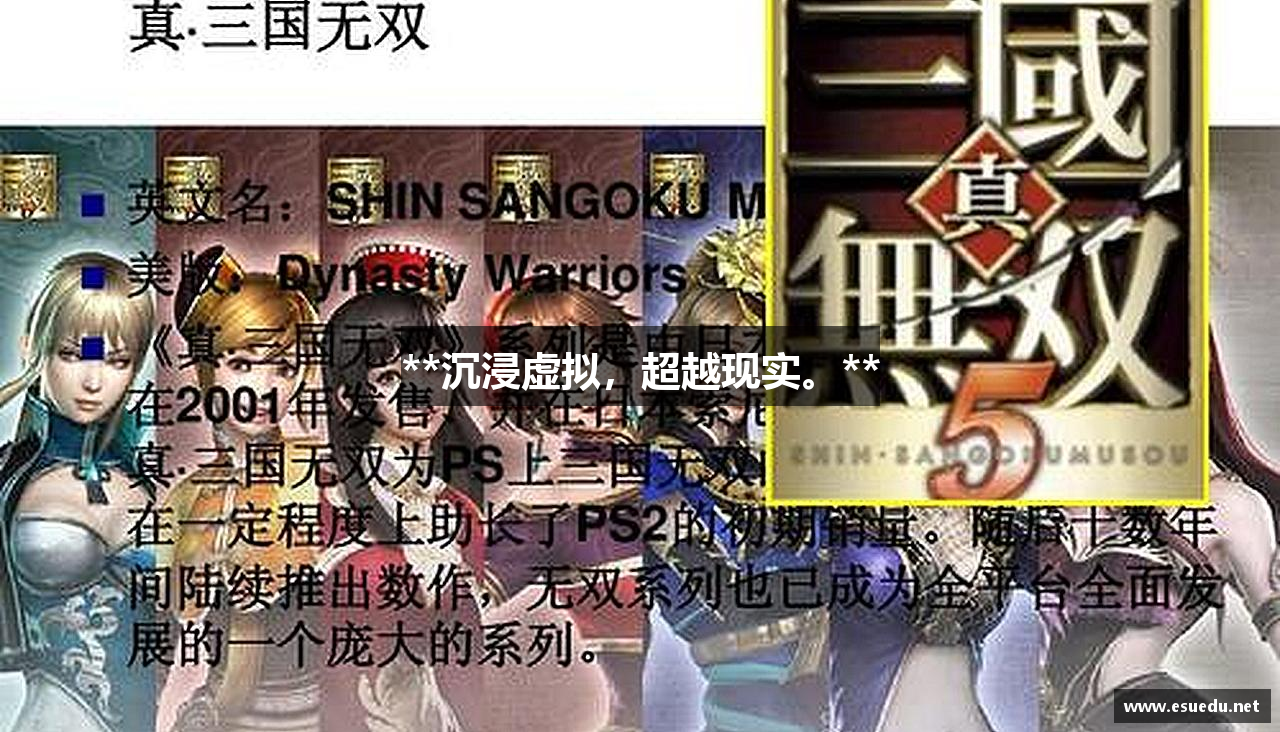 **沉浸虚拟，超越现实。**